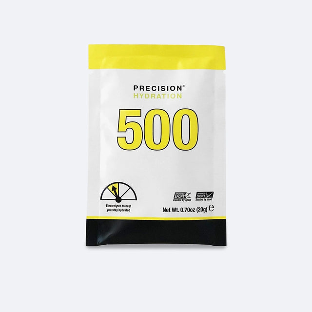 Packet of Precision Hydration 500 electrolyte mix