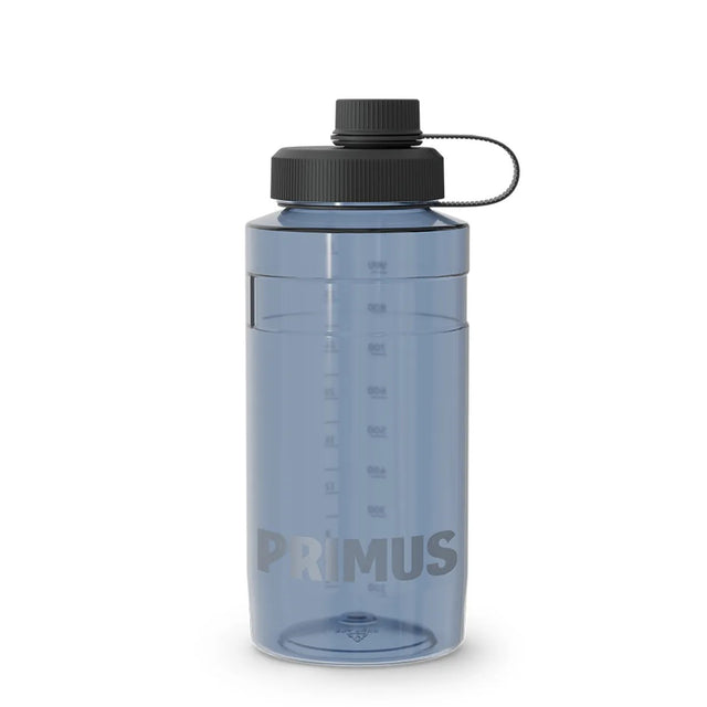 Blue 1L Primus Kvarts water bottle with black drink lid