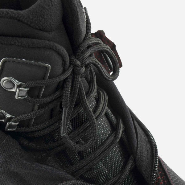 Lace detail of Rossignol BC X10 backcountry nordic ski boot