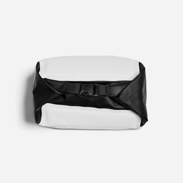 Top view of white RUX cooler cube