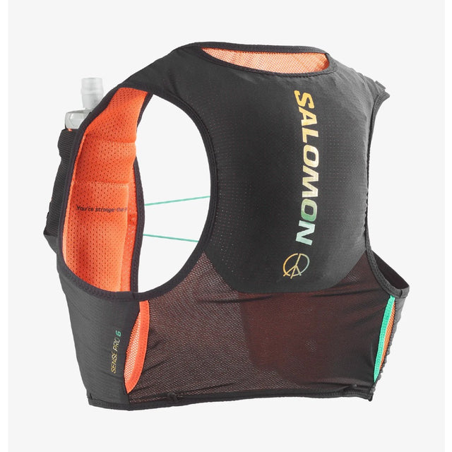 Back view of salomon sense pro 6 limited edition courtney hydration vest