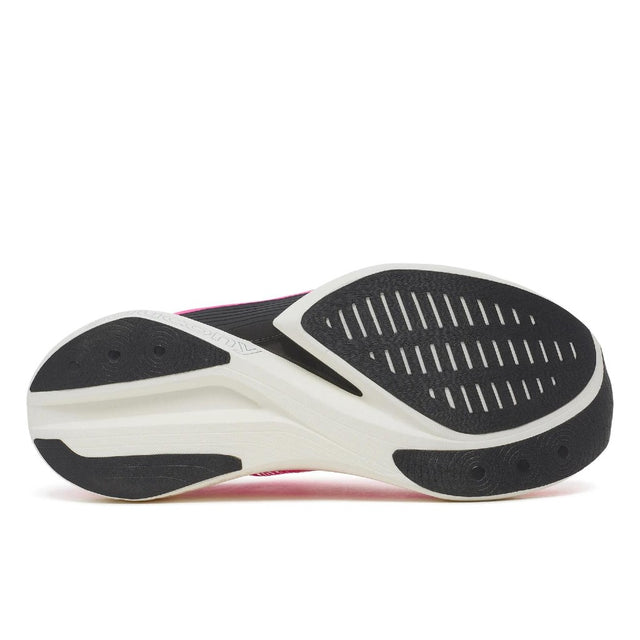 Sole of women's pink Saucony Endorphin Elite 2 running shoe