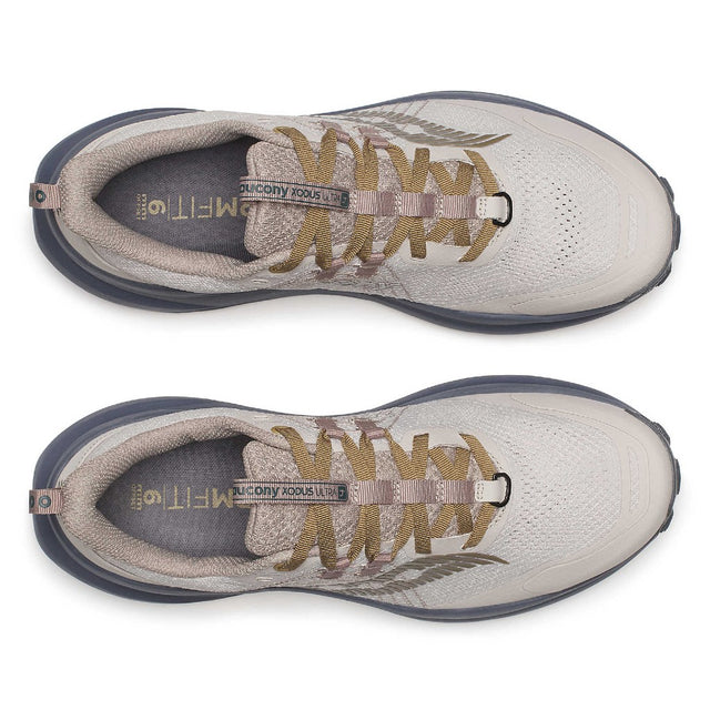 Top view of men's Saucony Xodus Ultra 4 in oat colour