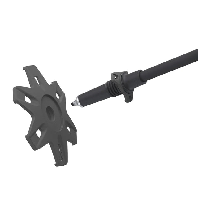 Ski pole tip with basket