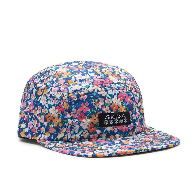 Skida brim hat in 'juliet' pattern