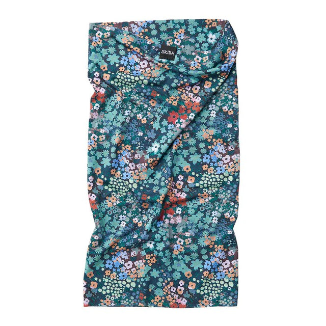 Skida sun tour neck gaiter in floral 'bitterroot' pattern