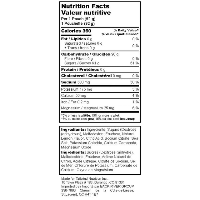 Tailwind High Carb Fuel