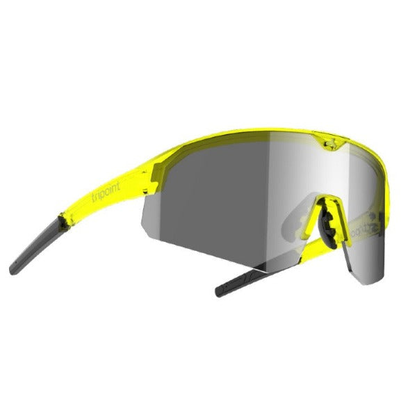 Tripoint Lake Victoria Sunglasses Yellow Frame Smoke Lens Front Angle