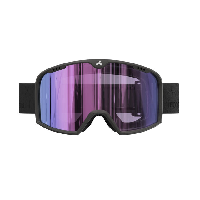 Black tripoint 102 goggles with High Contrast violet/blue lens