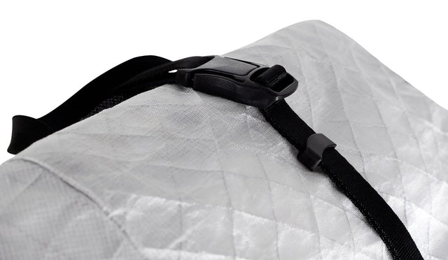 Cinch strap detail of the UltrAspire Altruist hydration pack