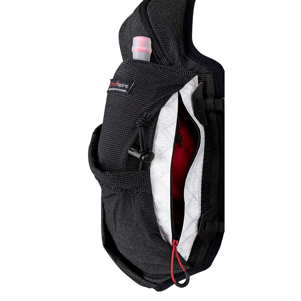 Pocket detail of UltrAspire Purist running pack