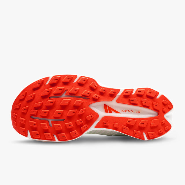 Sole of white/orange VJ Shoes FZN Tempo running shoe
