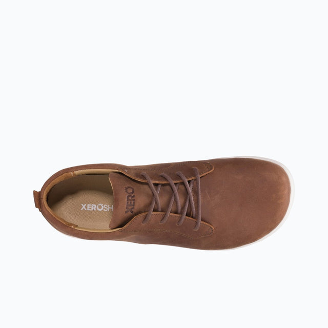 Top view of men's brown Xero Shoes Glenn casual shoe