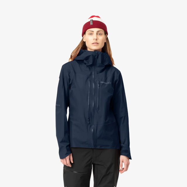 Women's Norrona Falketind Gore-Tex Paclite Jacket indigo night blue