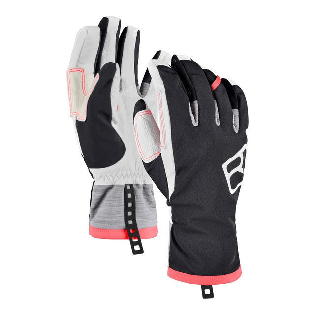 Women's Ortovox Tour Gloves in black raven colour