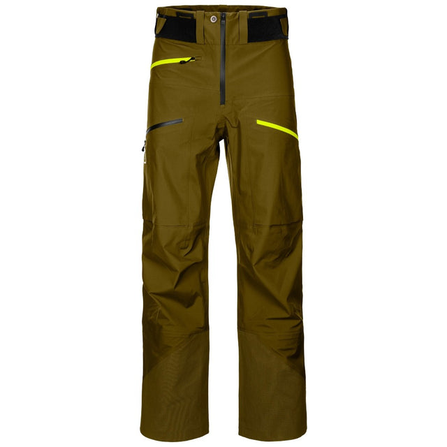 Men's Ortovox 3L Deep Shell Pants green moss