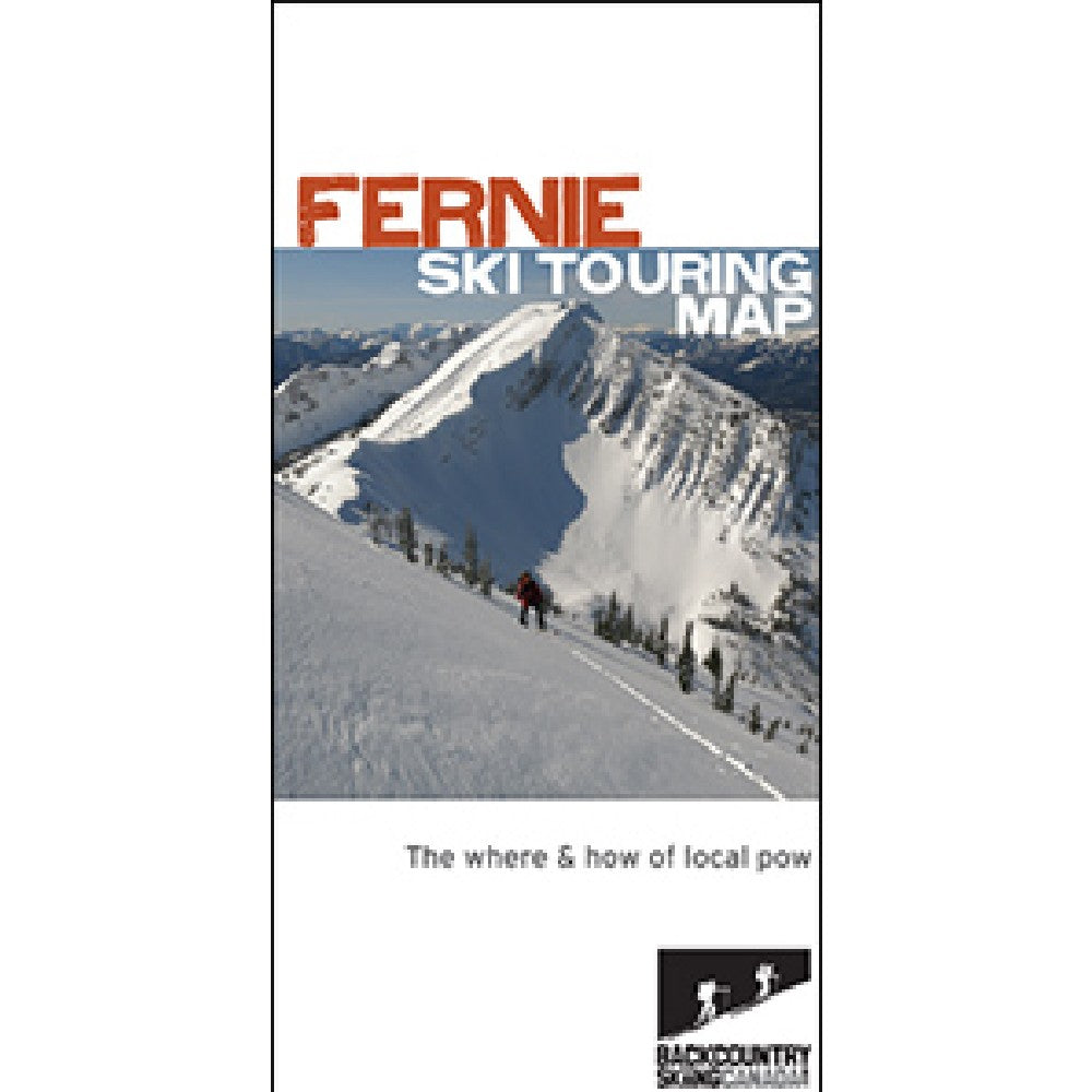 Backcountry Skiing Fernie Ski Touring Map