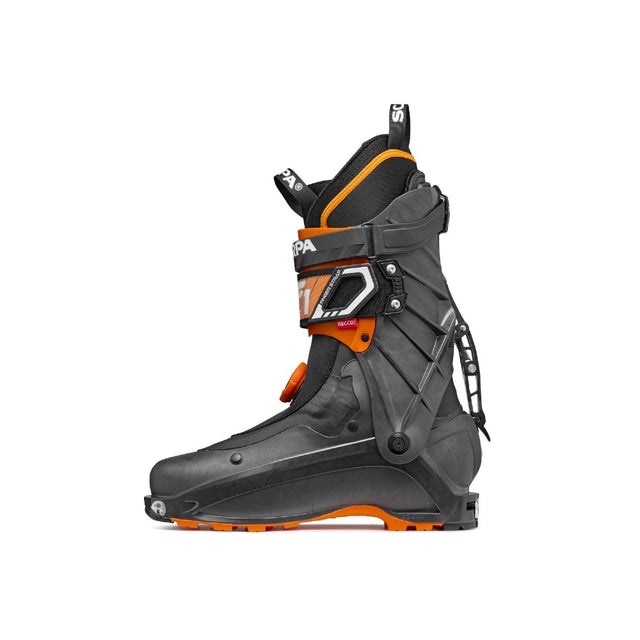 Men's Scarpa F1 LT Ski Boots Carbon Orange inside