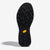Sole of women's norda 001 trail running shoe in black/black rubber