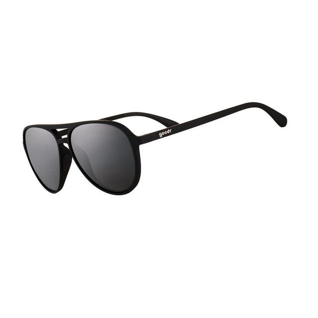 goodr Mach G aviator sunglasses, 'Operation Blackout'