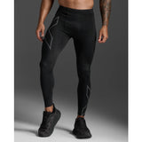 Front view of men's 2XU compression tights