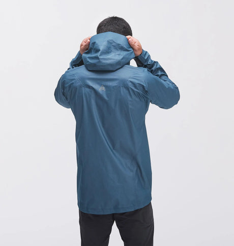 Back view of men's blue 7mesh Guardian Air jacket