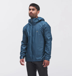 Front view of men's blue 7mesh Guardian Air jacket