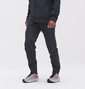 Side on-model view of men's 7mesh Guardian Apex rain pants