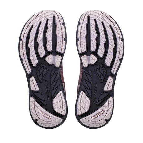 Sole view of women's Blue Hour/Dawn Altra Experience Flow 3 GTX road running shoe