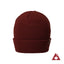 Front view of Ambler Comox toque in Rust colour
