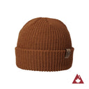 Front view of Ambler Hawken toque in chestnut colour