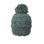 Front view of Ambler Maddison wool toque in eucalyptus colour