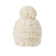 Front view of Ambler Maddison wool toque in natural colour