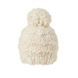 Front view of Ambler Maddison wool toque in natural colour