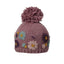 Front view of Ambler Petal Wool toque in wild ginger colour