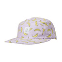 Front view of Ambler solar 5-panel hat in crazy bananas colour