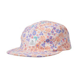 Front view of Ambler Taylor 5-Panel Hat in Violet colour