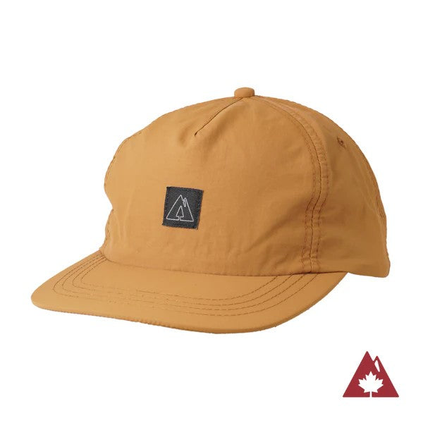 Front view of Ambler Trailhead Hat in Caramel colour