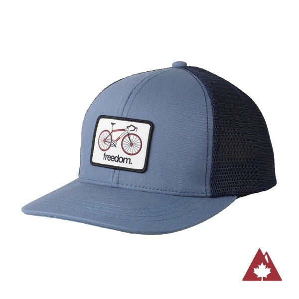 Front view of Ambler Venture Hat in Slate colour