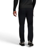 Back on-model view of Black Diamond Alpine Pants Men's in black colour