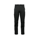 Front view of Black Diamond Alpine Pants Men's in black colour