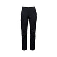 Front view of Black Diamond Women's  Alpine Pants in black colour