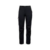 Front view of Black Diamond Women's  Alpine Pants in black colour