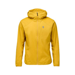 Front view of Black Diamond Alpine Start Hoody men's in amber colour
