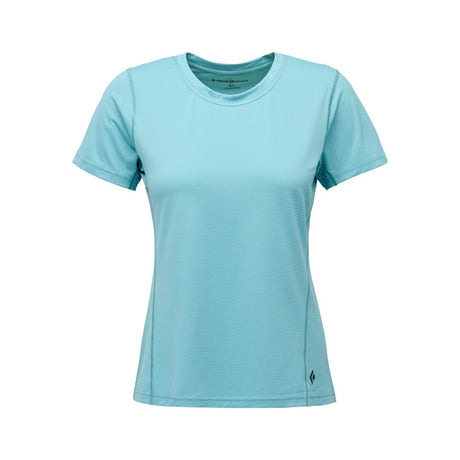 Women's Black Diamond Distance SS Tech Tee in glacier colour
