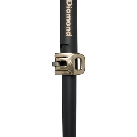 Locking system of Black Diamond Expedition Carbon Pro Ski Poles in Khaki colour