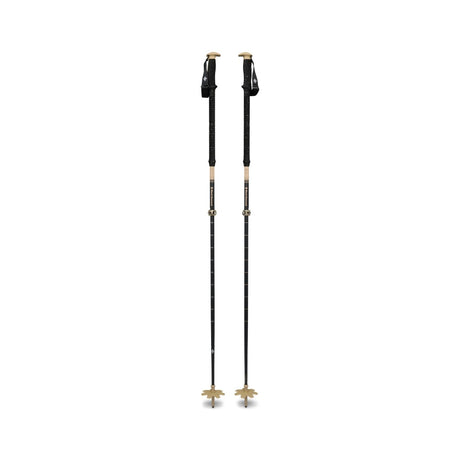 View of Black Diamond Expedition Carbon Pro Ski Poles in Khaki colour