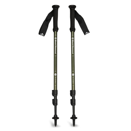 Collapsed view of Black Diamond Explorer 3 Trekking poles in Tundra colour