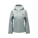 Women's Black Diamond Fineline Stretch rain shell in Agave colour