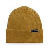 Front view of the Black Diamond Fisherman cap in flax colour